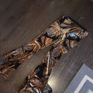FREE PEOPLE -velvet butterfly pants